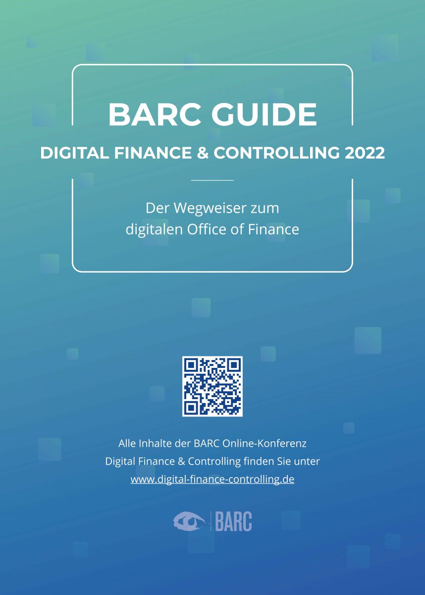 Das Cover des BARC Guide Digital Finance & Controlling,  BARC