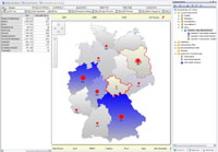 neues Produkt-Feature 'Interaktive Kartenunterst&uuml;tzung' &ndash; Bundesl&auml;nder mit drei analytischen Formatierungen