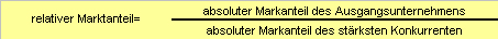 Portfolio - Analyse (Vier-Felder-Matrix)