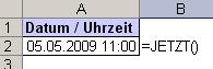 Beispiel Funktion: Jetzt
