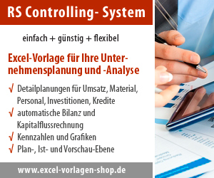Excel-Vorlage: RS Controlling System